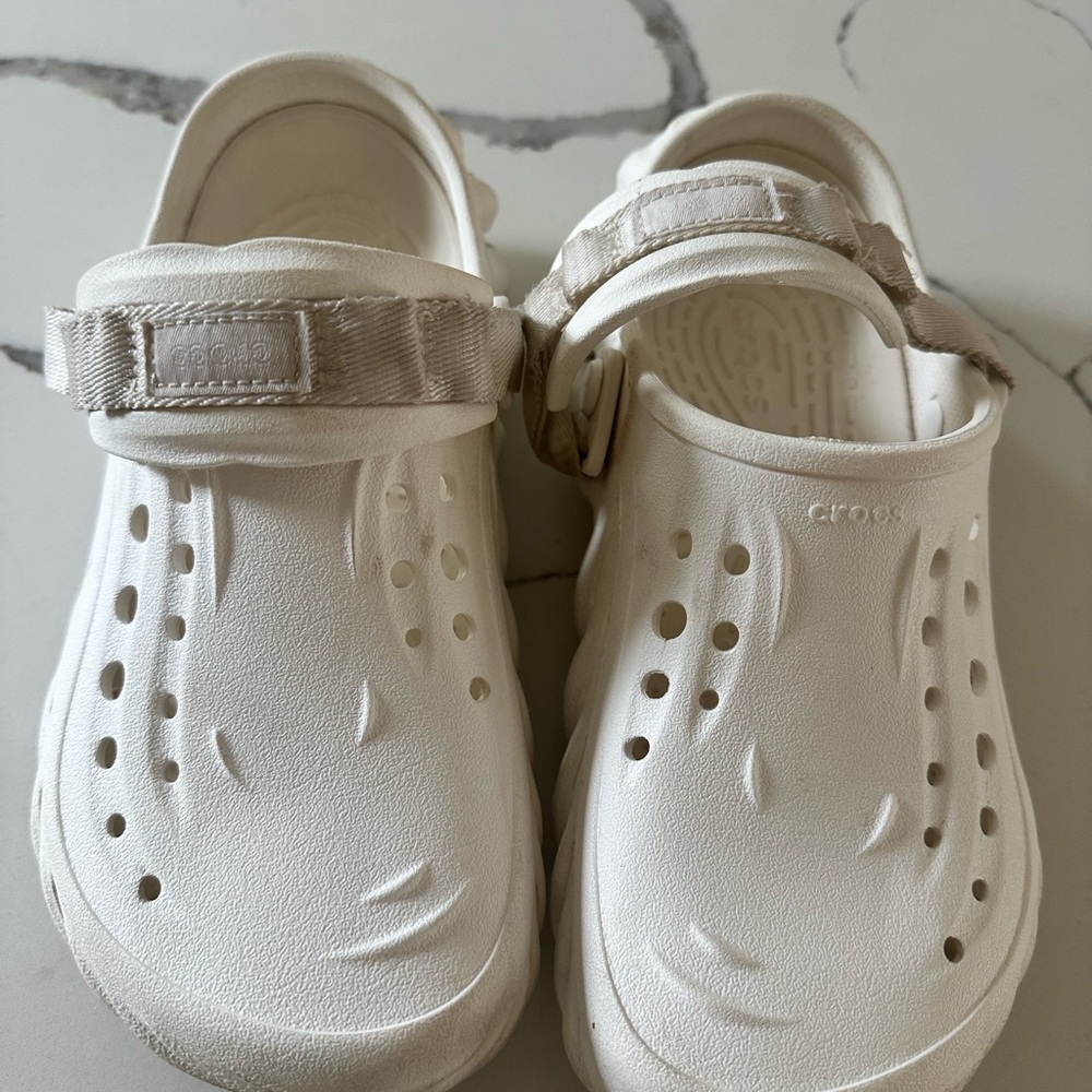 Croc echo white size men’s 6